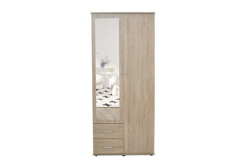 ARMOIRE 'MARC' 2 portes avec miroir