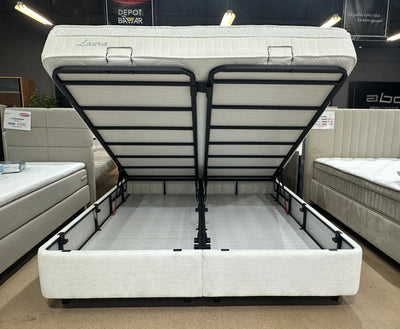 Lit boxspring 'MORINO' + matelas