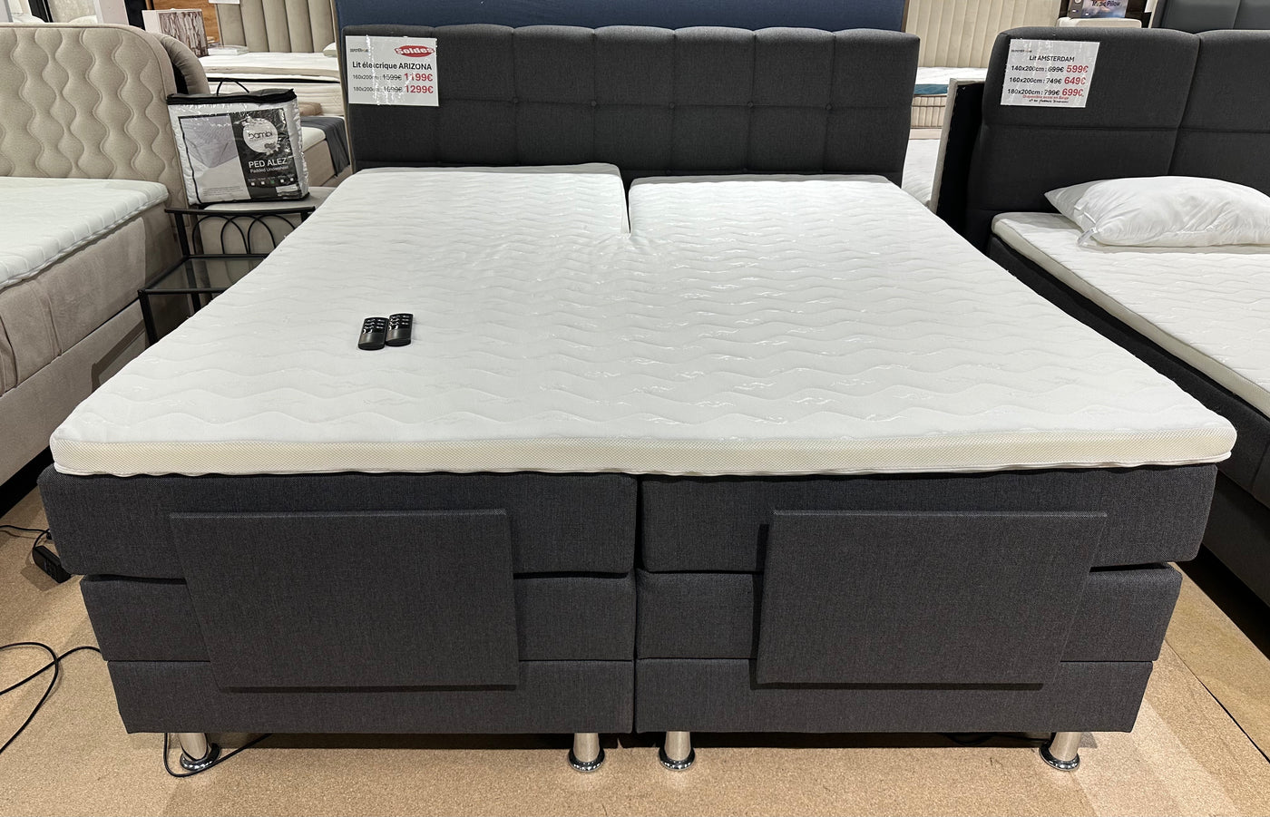 Lit boxspring éléctrique 'Arizona' + MATELAS