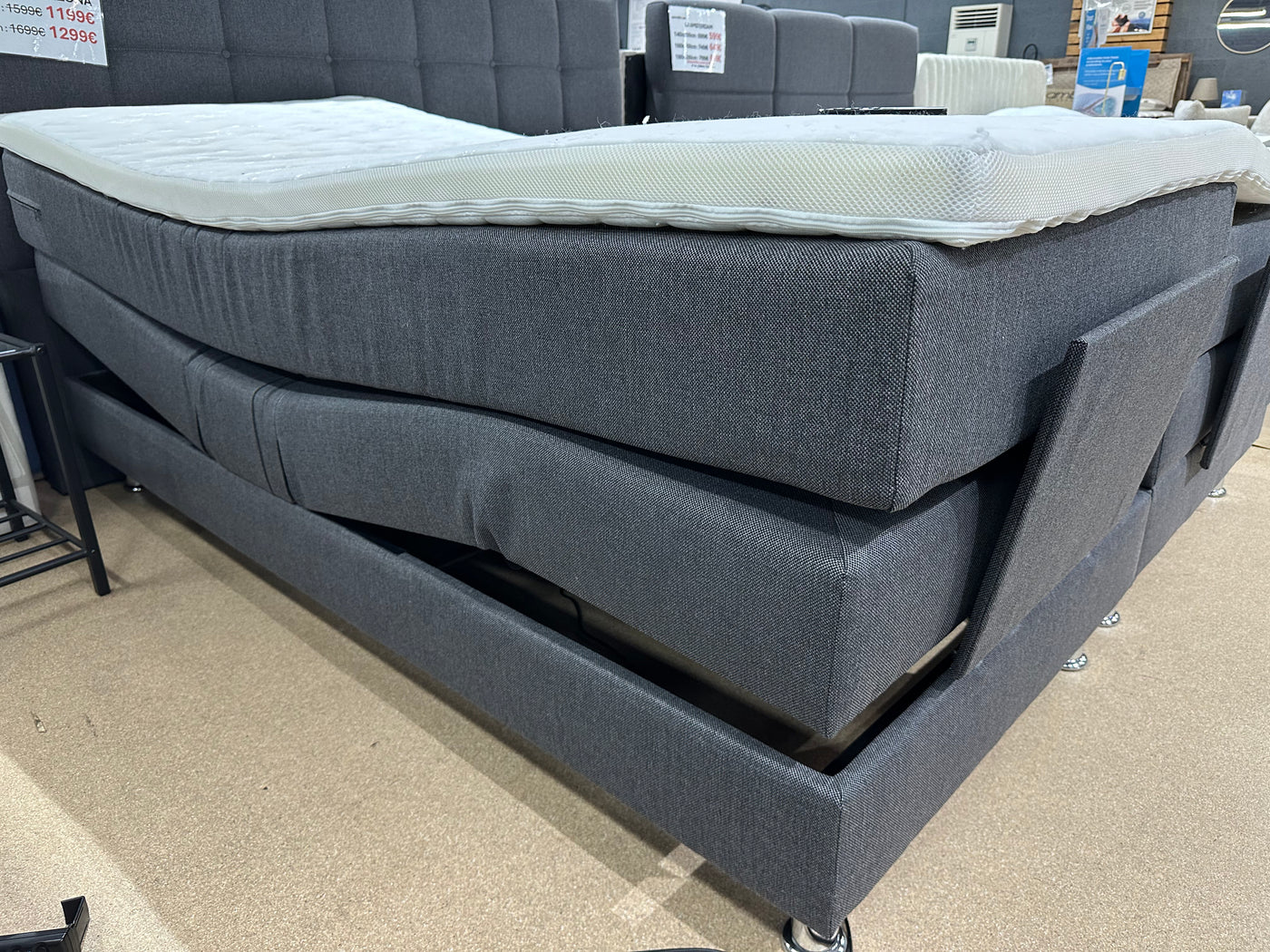 Lit boxspring éléctrique 'Arizona' + MATELAS