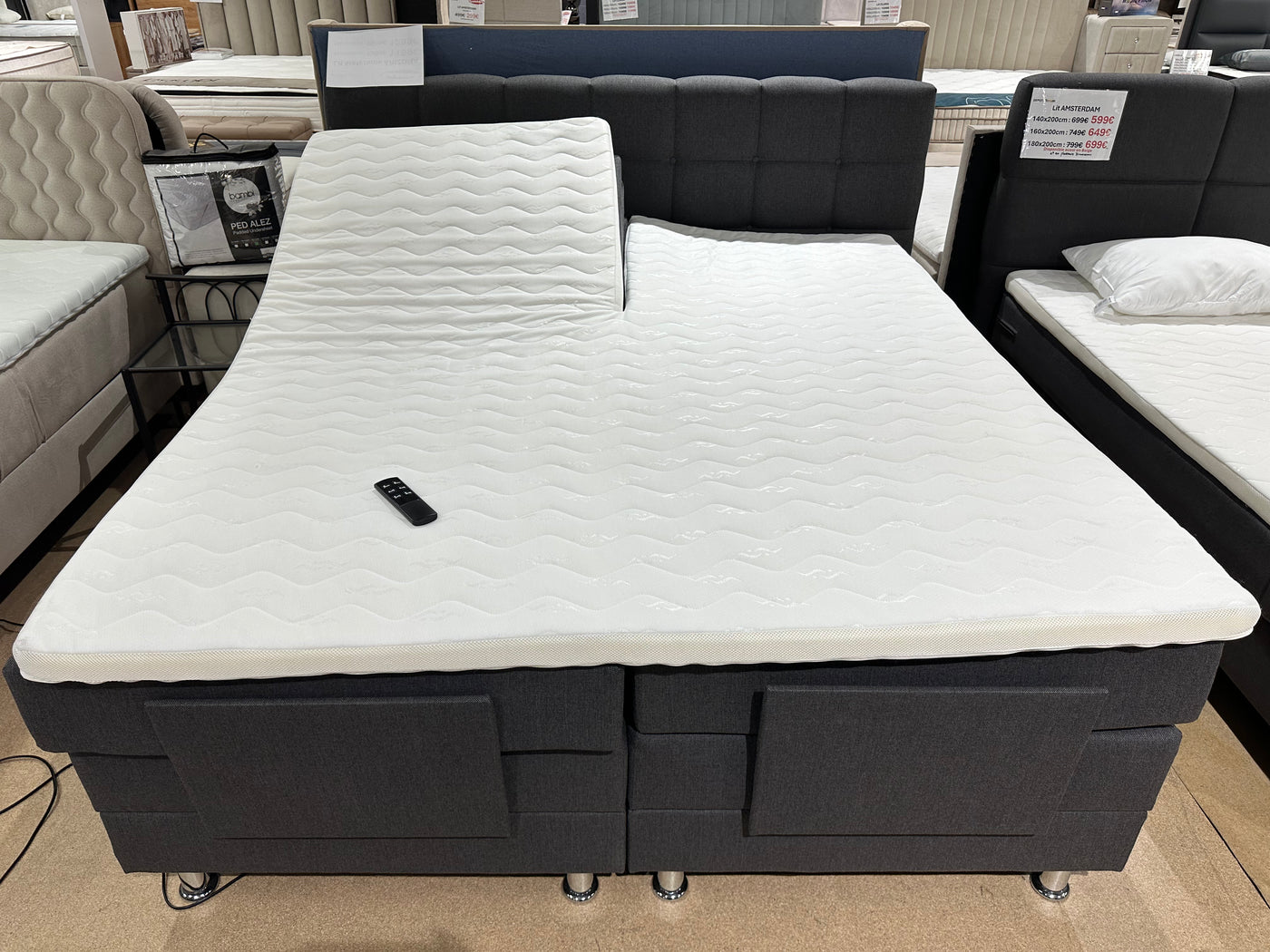 Lit boxspring éléctrique 'Arizona' + MATELAS