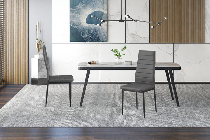 Chaise set de 4 'CATO/KENZO'