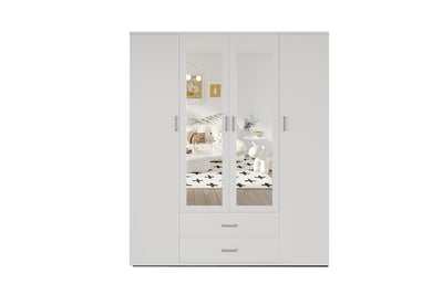 ARMOIRE 'MARC' 4 portes avec 2 miroirs