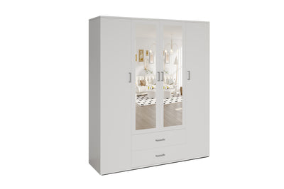 ARMOIRE 'MARC' 4 portes avec 2 miroirs