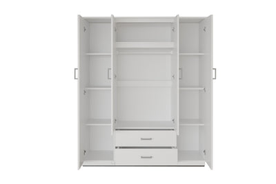 ARMOIRE 'MARC' 4 portes avec 2 miroirs