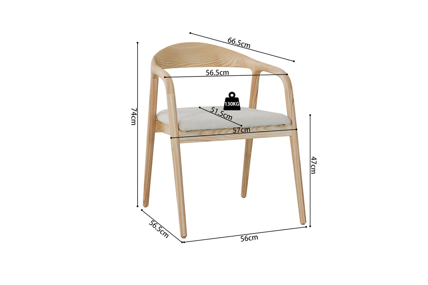 Chaise 'CLAIRE'