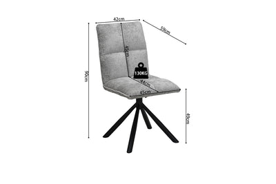 Chaise 'JACK' PIVOTANT