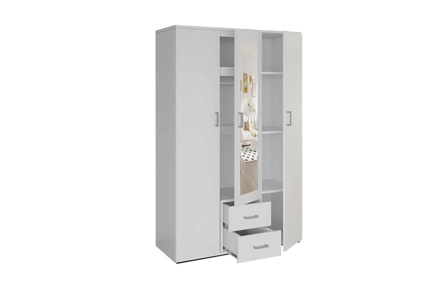 ARMOIRE 'MARC' 3 portes avec miroir