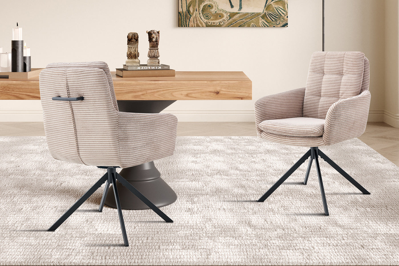 Chaise 'LUNA' PIVOTANT
