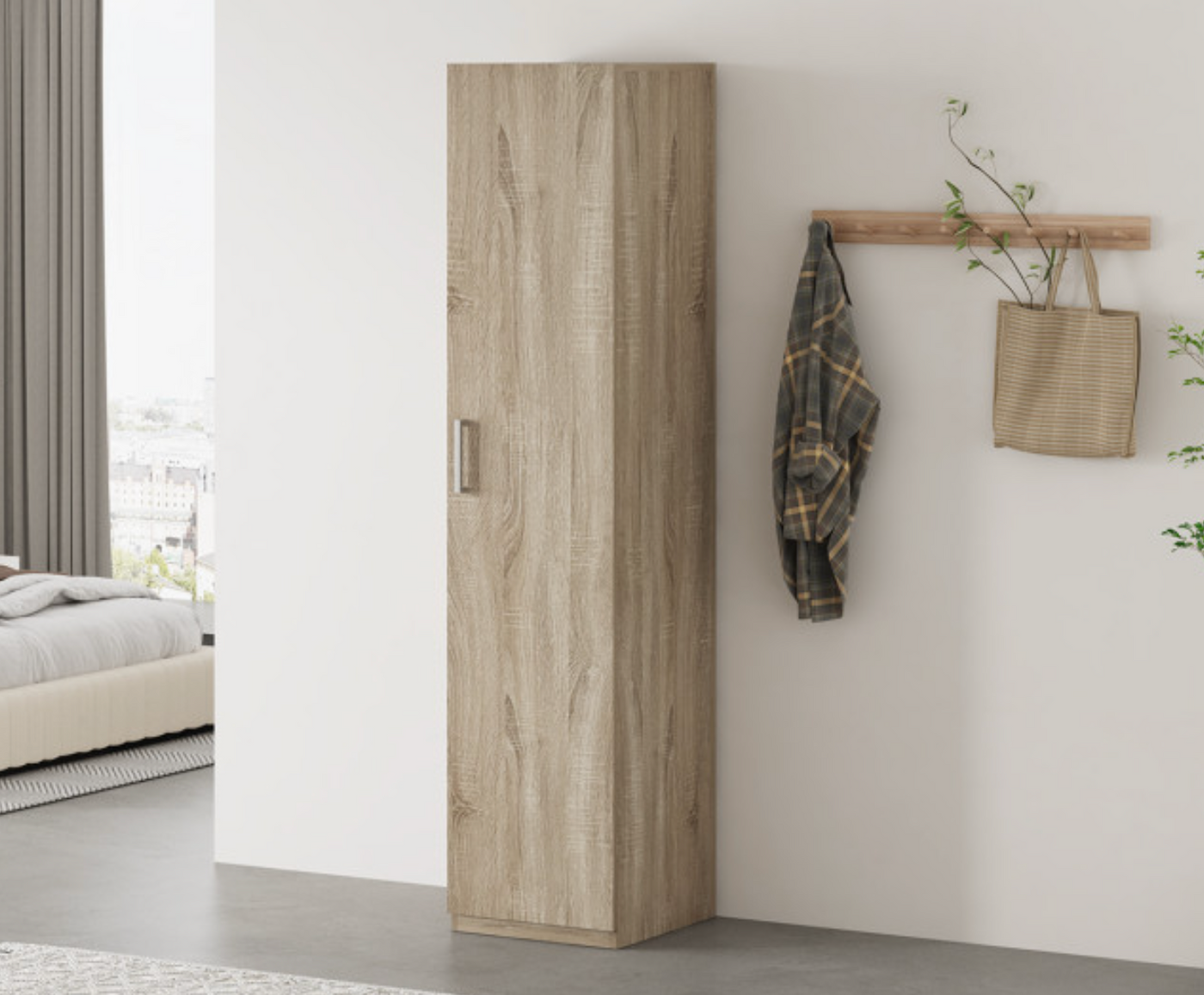 Armoire de Rangement 'Mike' 1 porte 40cm