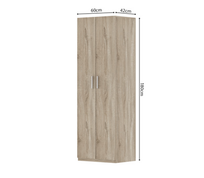 Armoire de Rangement 'Mike' 2 portes 60cm