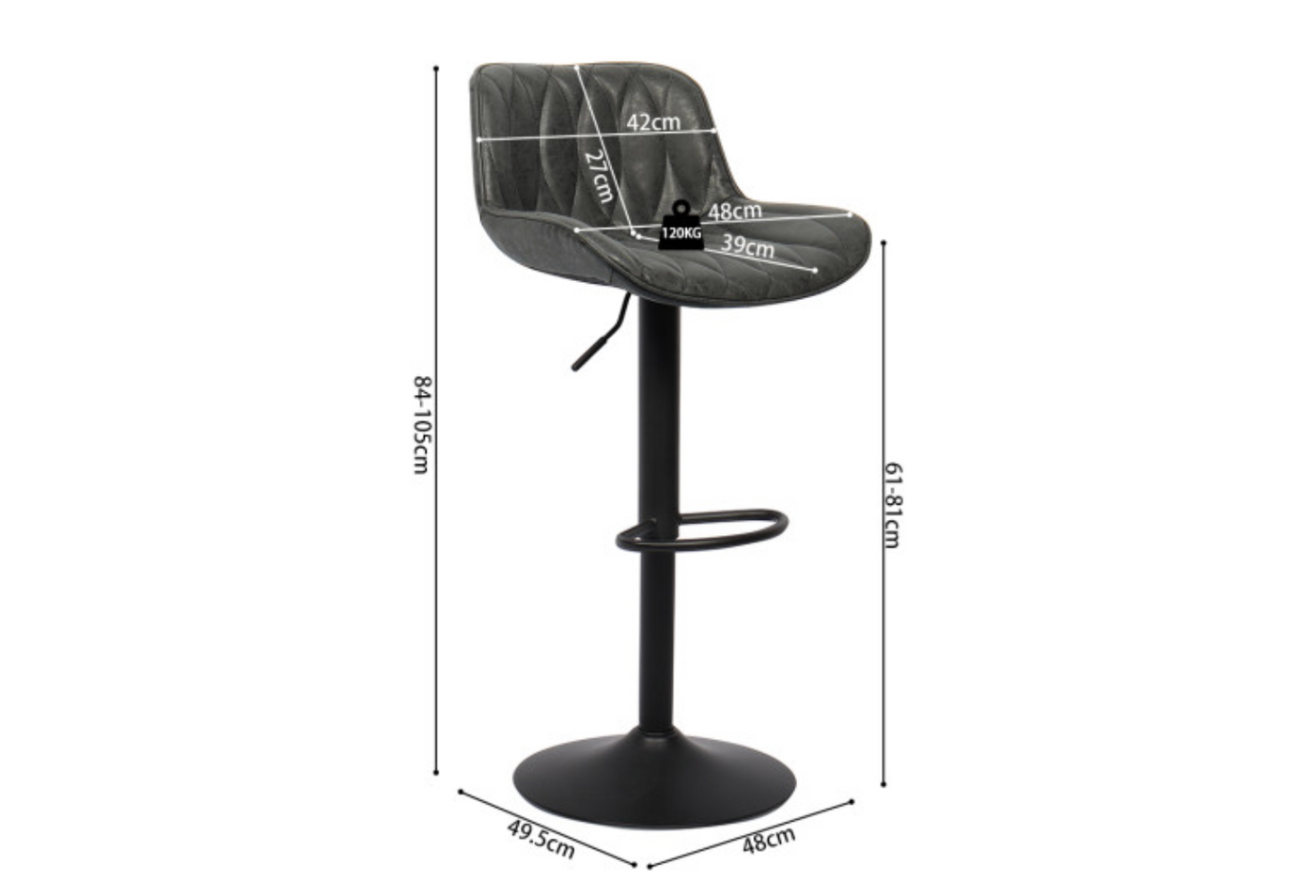 Tabouret de bar 'LOLA' PU