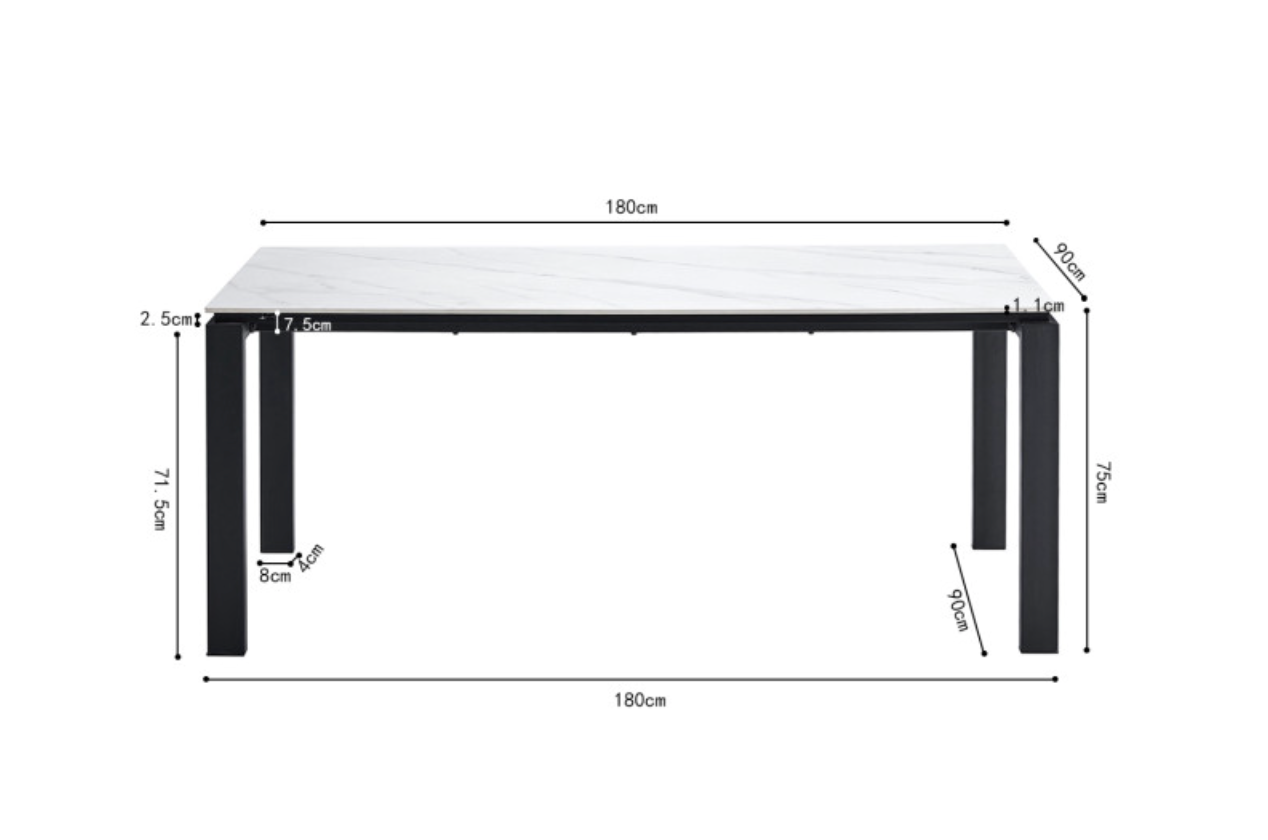 Table 'Zeus' Rectangulaire