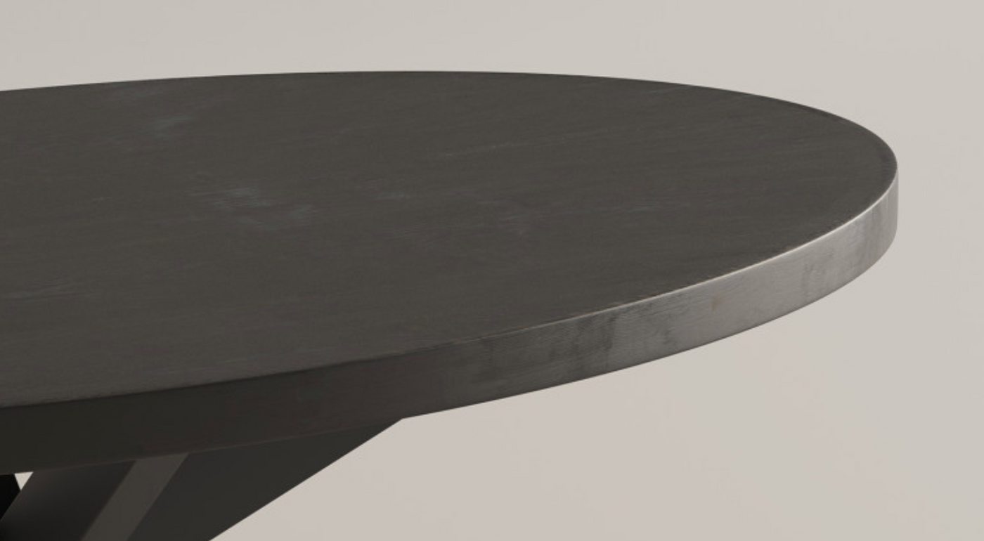 TABLE BASSE 'MADEIRA' OVALE