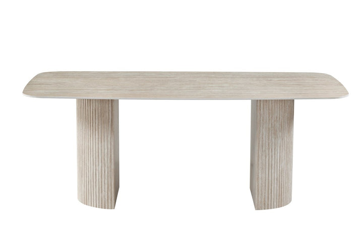 TABLE CERAMIQUE TRAVERTIN