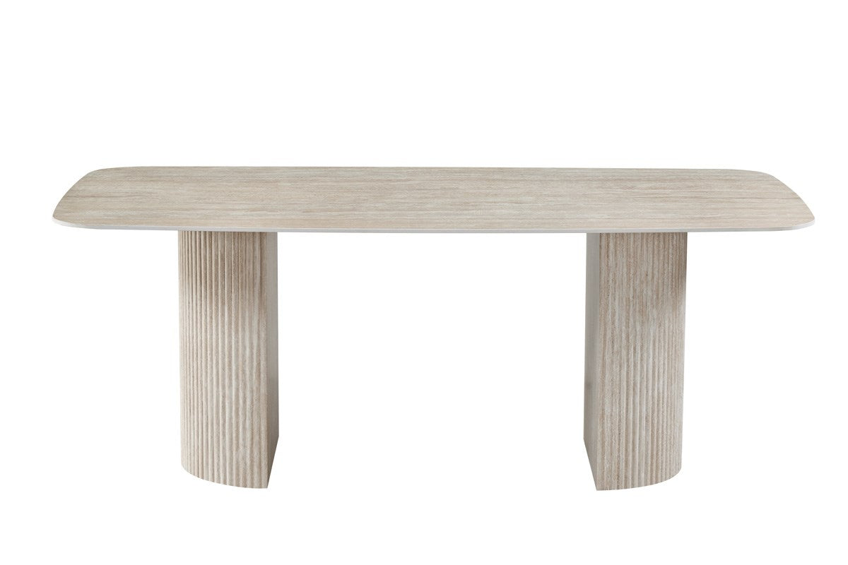 TABLE CERAMIQUE TRAVERTIN