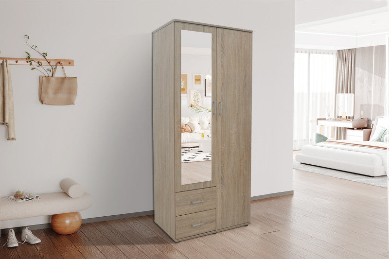 ARMOIRE 'MARC' 2 portes avec miroir