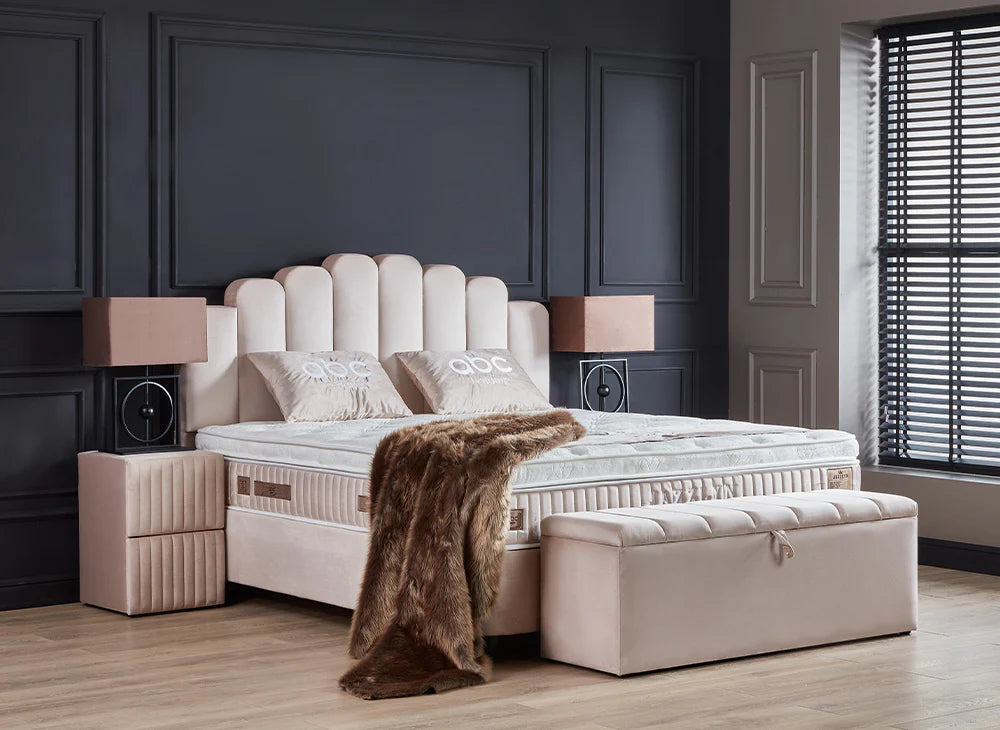 Lit Boxspring 'JAZZLYN' + Matelas