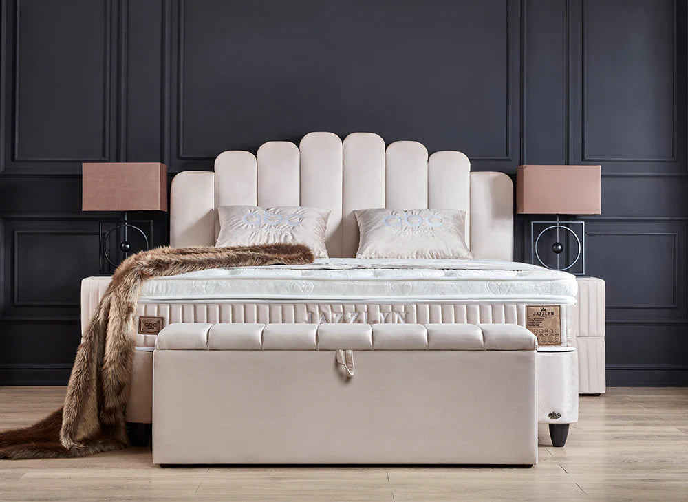 Lit Boxspring 'JAZZLYN' + Matelas