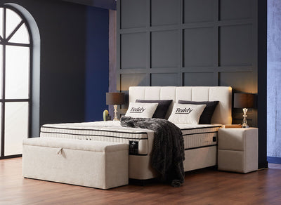Lit boxspring 'TEDDY' + matelas