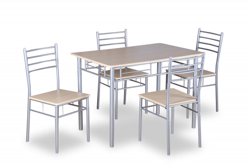 Table 'Amelia' Sonoma + 4 Chaises