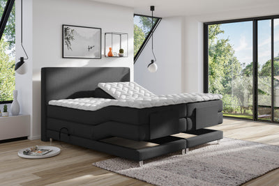 Lit Boxspring éléctrique 'Ampera' + Matelas