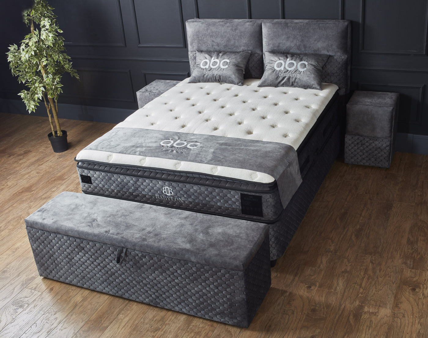 LIT BOXSPRING 'Babylon' + MATELAS