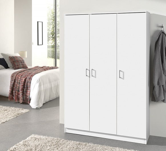 Armoire de Rangement 'Ray' 3 portes + 4 étagères