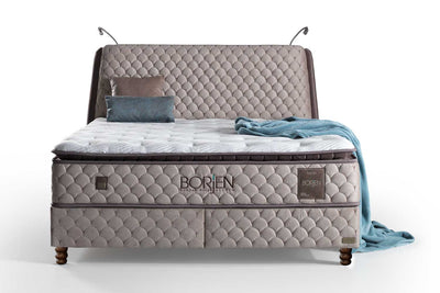 LIT BOXSPRING 'BORJEN' + MATELAS