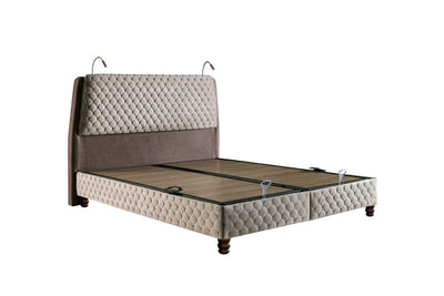 LIT BOXSPRING 'BORJEN' + MATELAS