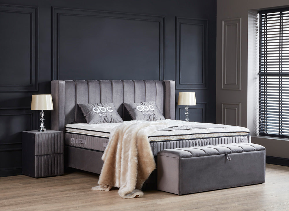 Lit Boxspring 'OPHELIA' + Matelas